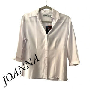 NWOT Joanna White Blouse